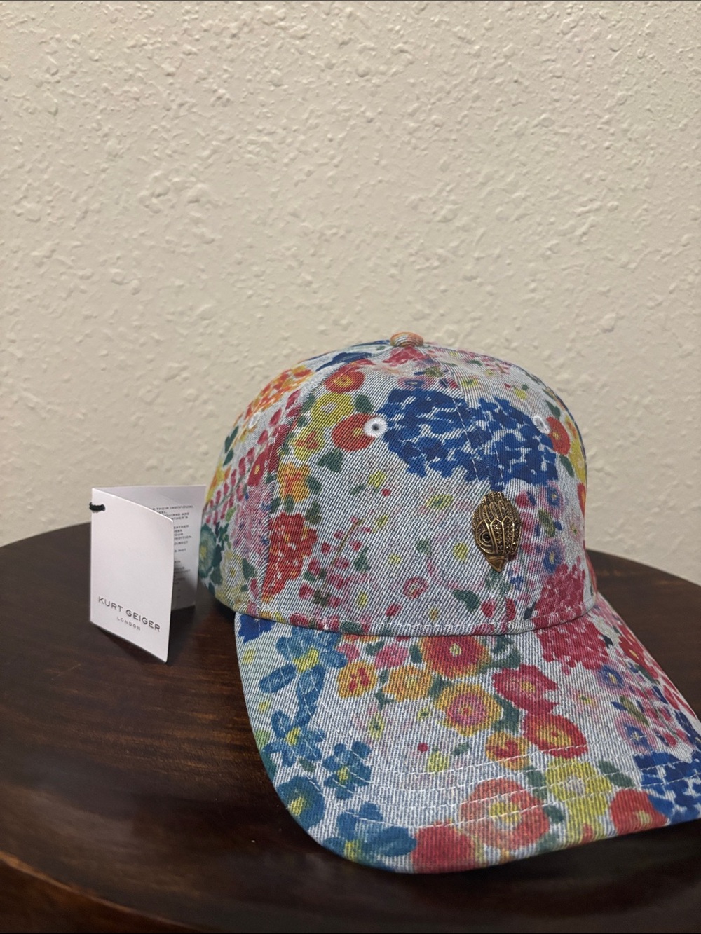 Kurt Geiger woman Floral Baseball Cap - Blue, Red, Yellow